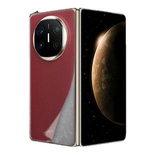 手机防滑背膜适用华为matex5改x6素皮后膜x7新款高端轻奢皮纹后盖贴膜matex6折叠屏寰宇红后壳保护膜改色贴纸