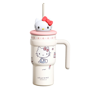 ONEDAYHelloKitty保温杯女生高颜值送闺蜜实用情人节新年生日礼物