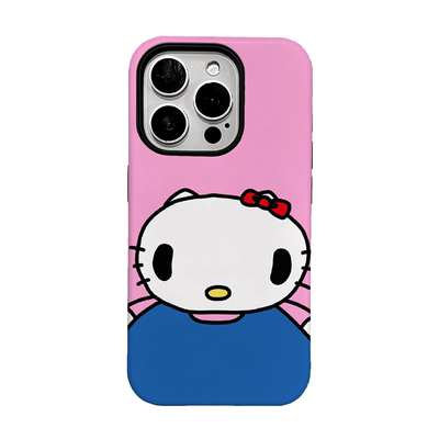 搞怪hellokitty适用苹果手机壳iPhone16/15/14/13/12/11Promax菲林二合一华为mate60pro抽象可爱ins小米14pro