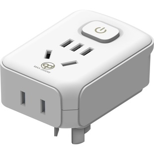 带开关转换插座免拔插三叉转换头热水器空调洗衣机保护16a10a三脚