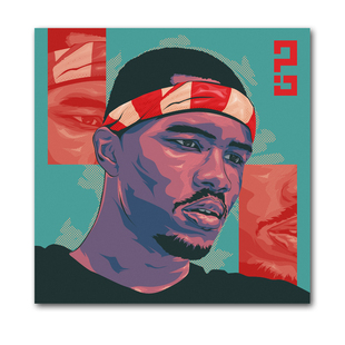 frank ocean专辑海报 嘻哈说唱Lonny弗兰克奥申照片装饰墙贴纸画