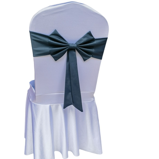 新款酒店椅套定做弹力通用蝴蝶结加厚专用宴会厅婚庆会议椅子套罩