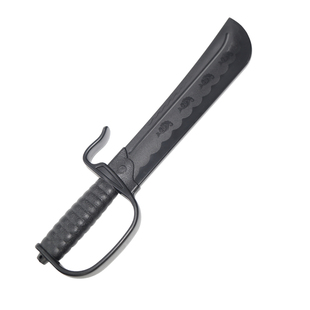 银盛台湾塑胶八斩刀咏春拳蝴蝶双刀塑钢实战训练刀不开刃牛耳尖刀