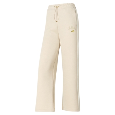 阿迪达斯女裤26年春新款直筒加厚针织长裤运动休闲阔腿裤KH2703