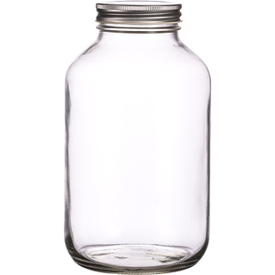 日本进口密封罐泡酒玻璃瓶子食品级柠檬泡菜腌制腊八蒜储物罐带盖