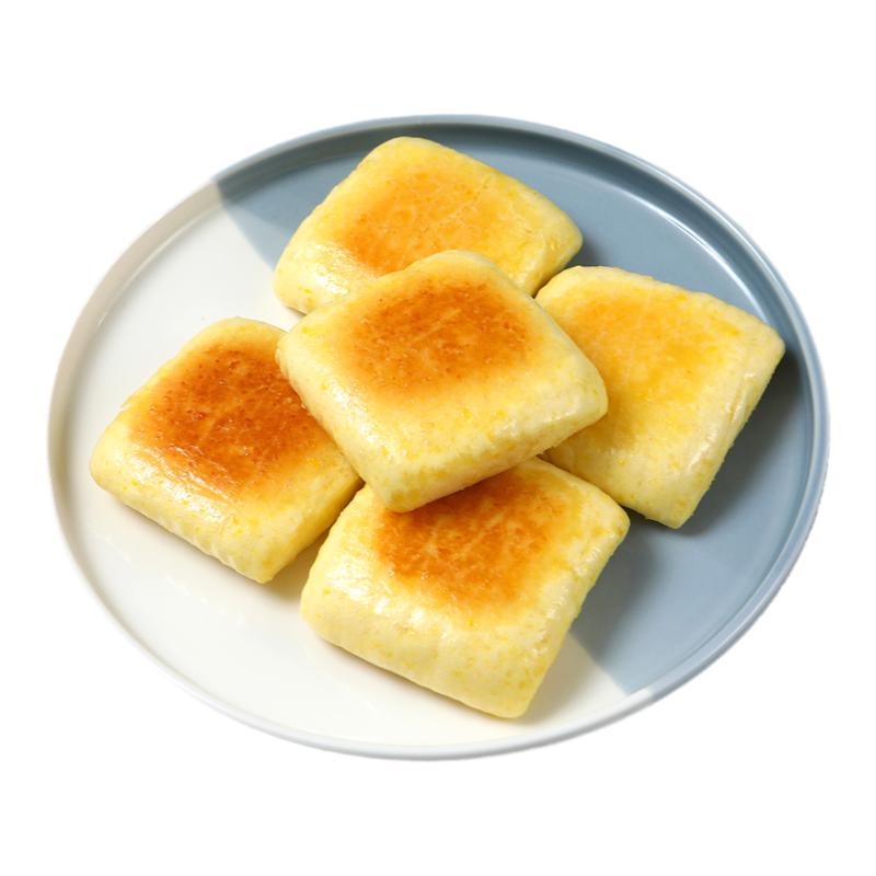 祥口福玉米粗糧煎餅商用廠家12個(gè)一包270g酒店點(diǎn)心速凍半成品糕點(diǎn)