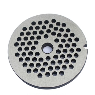 32号绞肉机圆刀出料孔筛子篦子出肉板碎骨机刀头孔板