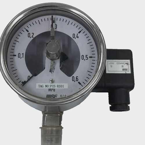 WISE Pressure Gauge with Pressure Switch   Model PIS-R01  0