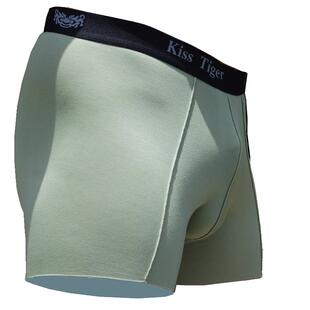 接吻虎八字平角莫代尔男内裤大腿根无骨无缝裤保持朝上不滑脱不磨