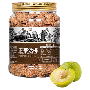 特级话梅正宗九制话梅皇官方旗舰店孕妇老字号酸零食干咸泡水广东