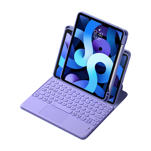 BOW 2022新款ipadair5键盘保护套一体pro11蓝牙妙控4带笔槽10.9寸可旋转全包壳10代适用苹果平板10.2鼠标套装