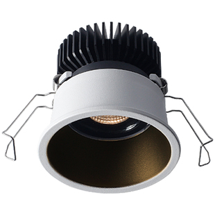 嵌入式全铝窄边框36度射灯85防眩家用客厅80开孔95洗墙灯15W筒灯