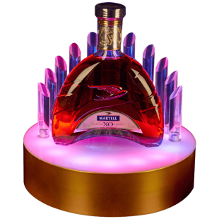 佐尚  发光酒座酒吧KTV香槟洋酒酒托展示架出酒激光黑桃a香槟底座