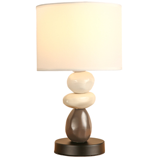 中古风石来运转玄关桌面夜灯摆件客厅茶几书房床头柜台灯装饰品