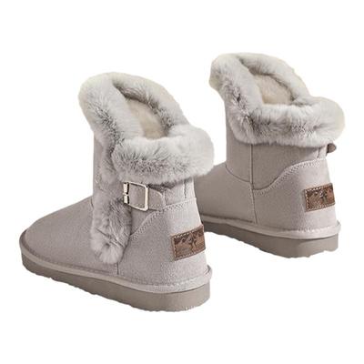 达芙妮官方旗舰正品雪地靴