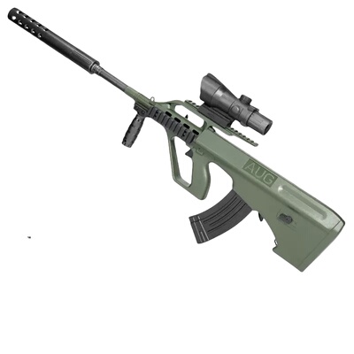 AUG手自一体水晶突击玩具枪