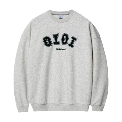 【官方正品】oioi卫衣女秋冬圆领5252宽松男情侣马卡龙金宝罗同款