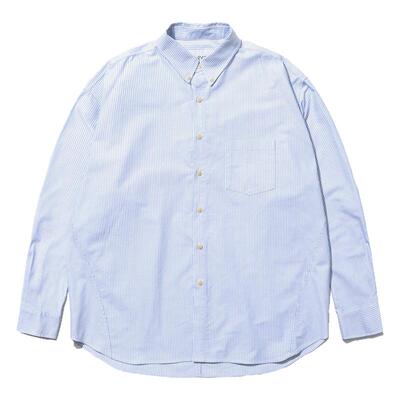 条纹牛津纺衬衫TIRES宽松廓形