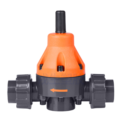 UPVC背压阀抗冲击耐酸碱保护管路