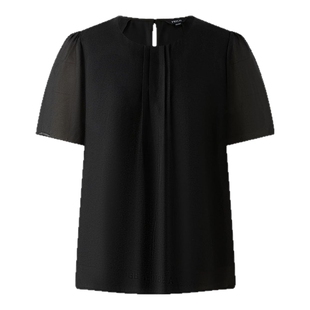 PRICH简约纯色短袖衬衫夏季新款肌理感宽松休闲上衣女