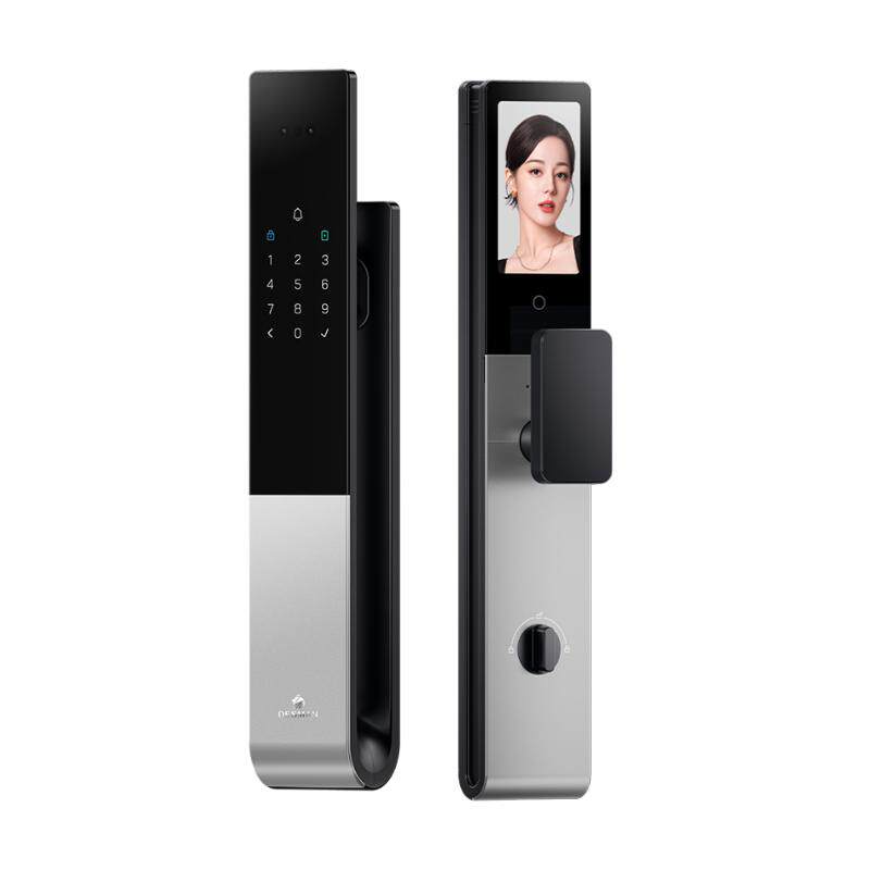 【重磅新品】德施曼智能门锁人脸识别猫眼大屏指纹锁电子锁U3F