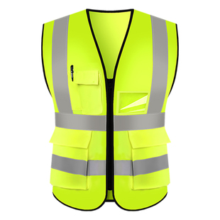 反光安全背心夏季网布施工工地马甲反光衣夏天网眼透气反光服定制