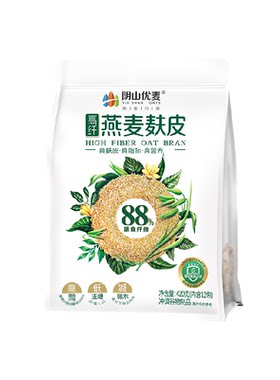 阴山优麦高纤燕麦麸皮420g麦片