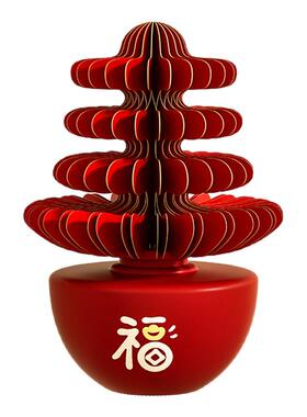 新年折纸无火持久扩香摆件