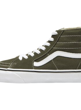 VANS军绿色灰色高帮经典帆布板鞋