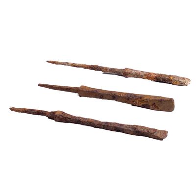 高古箭头铁箭簇辽金老兵器摆件