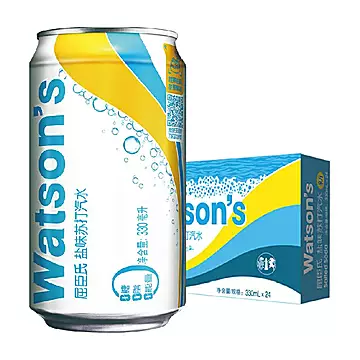 屈臣氏盐味苏打水盐味*24