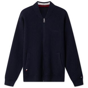 【防风防水】Tommy秋冬男装双面穿拼色棒球领飞行员透气夹克外套