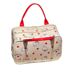 2025新款化妆收纳包大容量旅行便携洗漱包化妆袋卡通可爱化妆包女