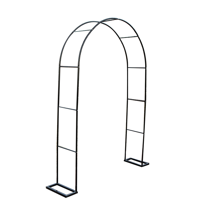 花架爬藤架拱门花园月季花铁架绿萝植物架户外铁艺花门庭院装饰
