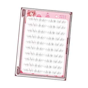 柳琵琶还原天生下睫毛免胶水自粘假睫毛妈生感自然上镜款下眼睫毛