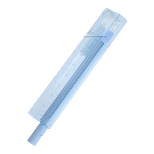 蓝图ER3221多功能橡皮带直尺橡皮小学生一物两用直尺刻度清晰橡皮