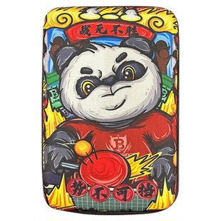 新款国潮高颜值儿童熊猫乒乓球拍套包大容量硬壳 乒乓球拍收纳包