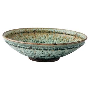 巷子尾〖国内手作〗复古斑驳深盘粗陶斗笠菜碗沙拉碗高档餐厅餐具