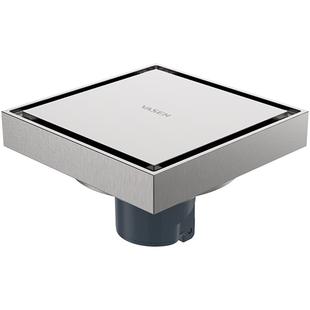 伟星 隐形地漏全铜主体可镶嵌瓷砖 隐蔽式卫生间阳台干区地漏50管