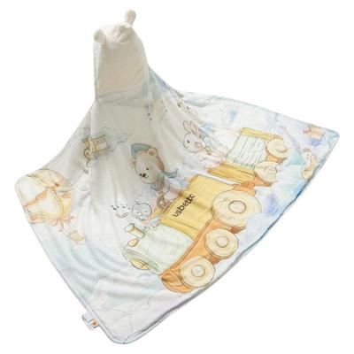 【明星推荐】贝肽斯婴儿斗篷浴巾