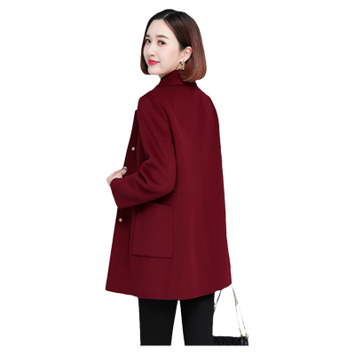 2023新款双面绒外套傲冬毛呢大衣