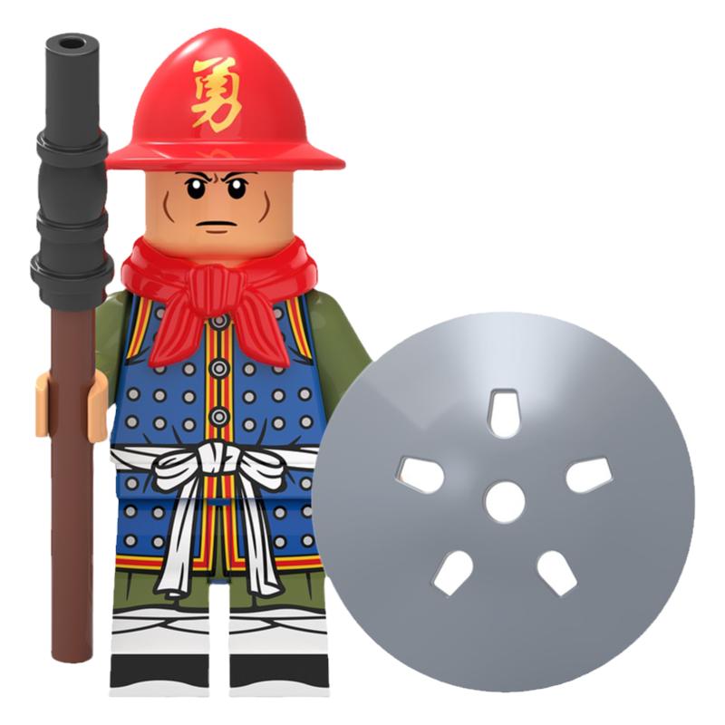 武器精灵战马拼插儿童益智积木