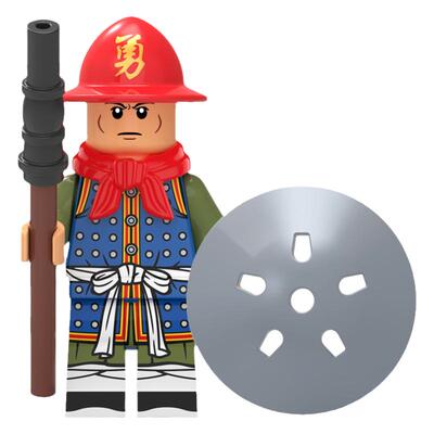 武器精灵战马拼插儿童益智积木