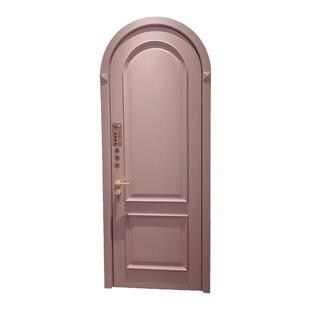 实木门法式复古门平开门拱形门现代弧形门欧式阳台门拱形卧室门