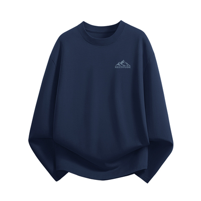 真维斯长袖t恤男亲肤透气纯棉秋季打底衫男款时尚休闲男士上衣L