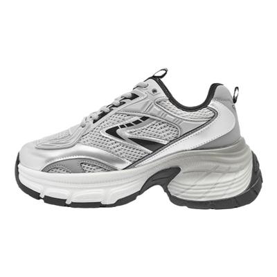 达芙妮银色厚底老爹鞋女运动女鞋