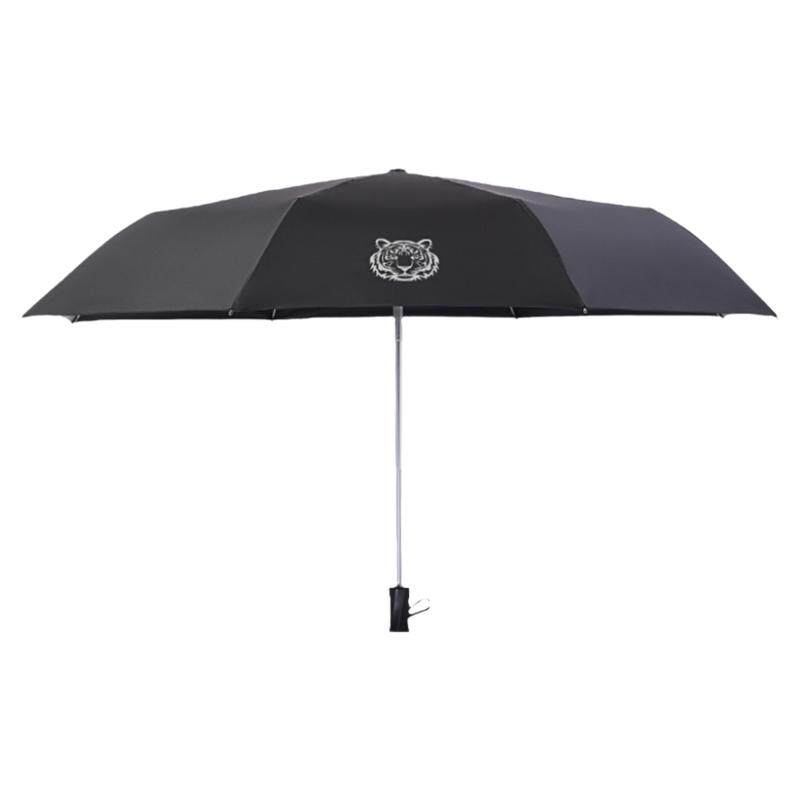 天堂伞臻品黑胶防晒防紫外线遮阳便携高端商务晴雨伞三折太阳伞男