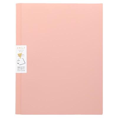 日本kingjim锦宫Emily a4文件夹透明插页学生办公多层文件夹硬壳