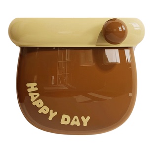 多巴胺磁吸口袋收纳盒冰箱置物架外侧面收纳用厨房用品玄关收纳盒