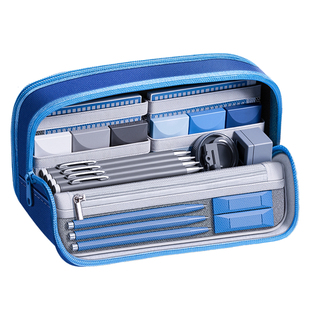 磁吸可站立笔袋大容量男生2026新款文具盒男孩款初中高中铅笔盒高颜值ins风小众女孩小学生四五六年级笔袋